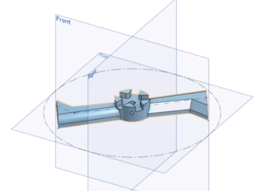 Reference SRL beginner blade model with a supplied center core and repeated extruded profiles